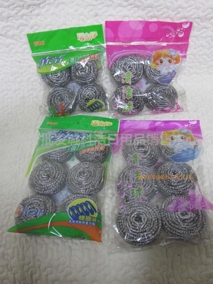 4只裝真正不銹鋼鋼絲廠家直銷圖片大全 臨沂批發城科潔日用品銷售中心介紹